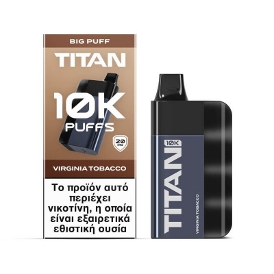 TITAN 10k Disposable Vape (20mg 8x2ml) - Virginia Tobacco